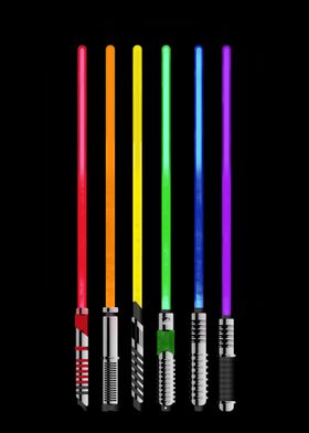 LGBT Flag Light Swords Gay