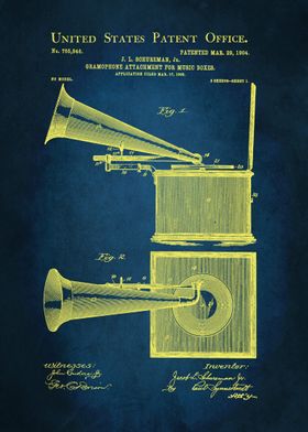 23 Gramophone Box Patent