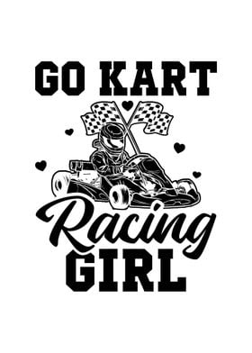 Go Kart Racing Girl Gift