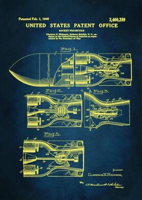 22 Rocket Projectile Pate