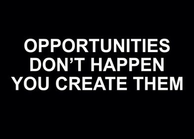 OPPORTUNITY