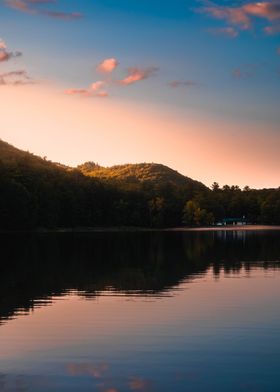 Lake Sunset Reflections