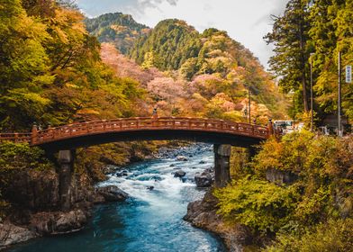 Shinkyo Bridge Nikko Japan