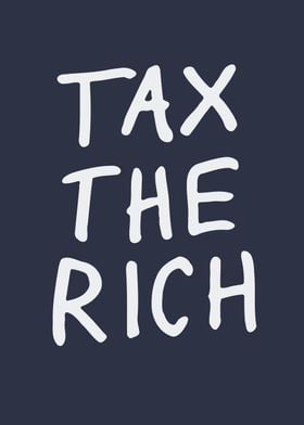 TAX THE RICH Minimal