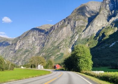 Fjord from the road