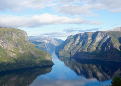 Norwegian Aurlandsfjord