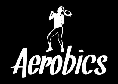 Aerobics Lettering Aerobic