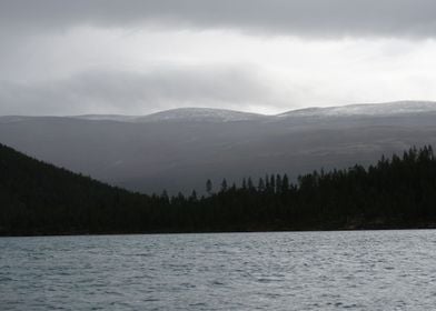 Norwegian dark lake