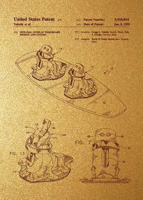 33 Wakeboard Patent 1999