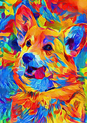 Corgi Colorful