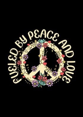 Hippie Peace Love 60s Gift