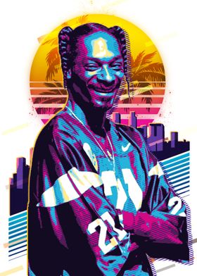 snoop dogg retro poster