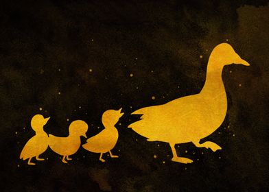 Duck Family Gold