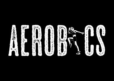 Aerobics Lettering Aerobic