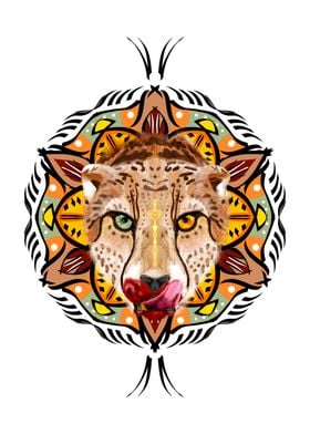 Cheetah mandala