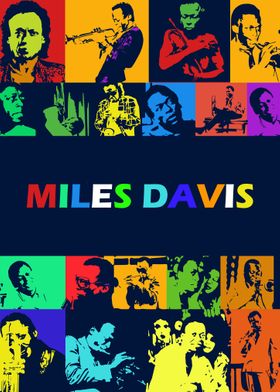 MILES DAVIS collage