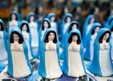 Virgin Mary figurines