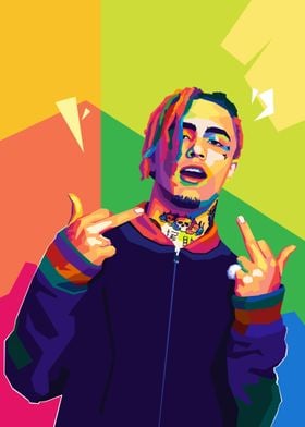 Lilpump Wpap Pop Art