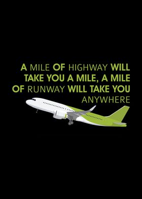 A mile of highway will