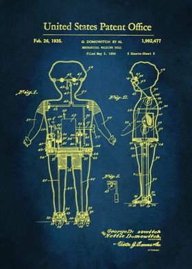 59 Mechanical Walking Dol