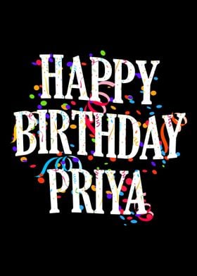 Happy Birthday Priya