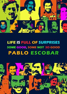 Pablo Escobar collage