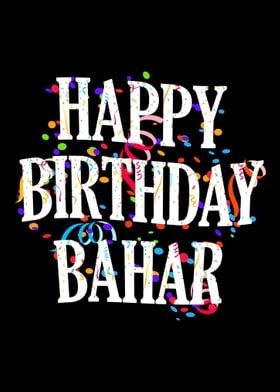 Happy Birthday Bahar