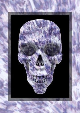 Purple Explosion Skull