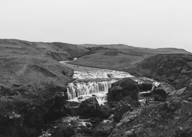 Iceland River Falls