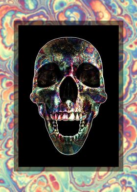 Entrapped Rainbow Skull