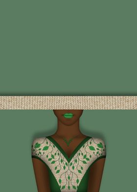 Green fashion' Poster by CiniArt |