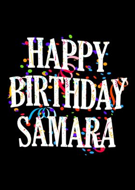 Happy Birthday Samara