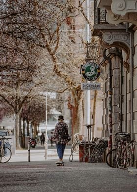 Skater in Zurich