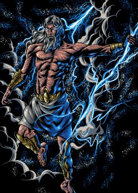 Zeus God of Thunders
