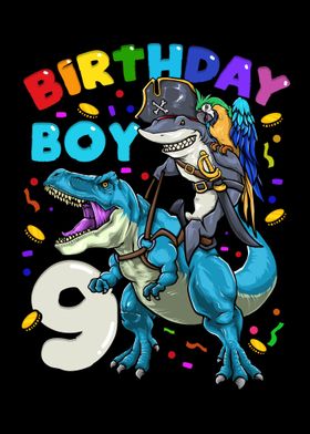 9th Birthday Dinosaur