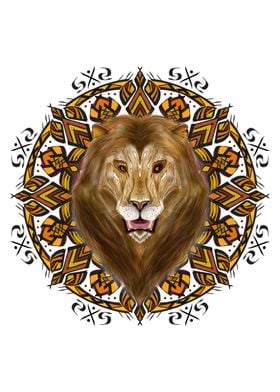 Lion mandala