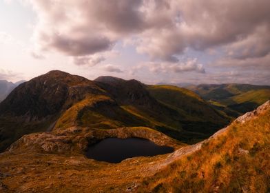 Picturesque mountain lake