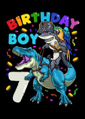 7th Birthday Dinosaur