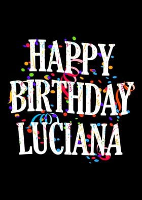 Happy Birthday Luciana