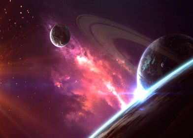 many places in space