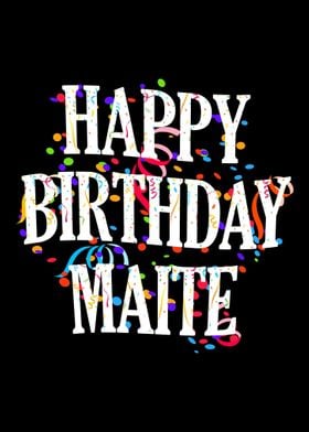 Happy Birthday Maite