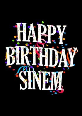 Happy Birthday Sinem