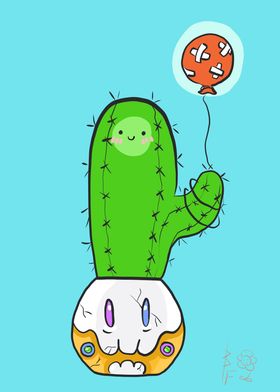 Cactus balloon