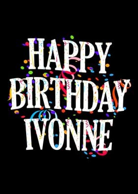 Happy Birthday Ivonne