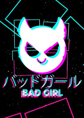 Japanese Glitch Bad Girl 