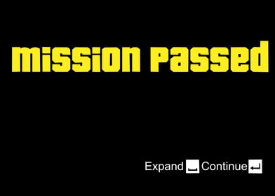 mission passed card