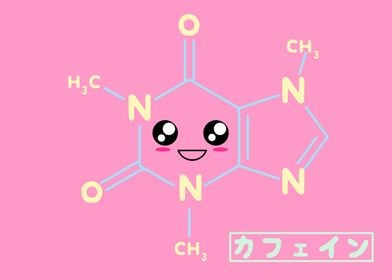 Kawaii Caffeine Structure