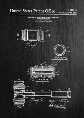 59 Judges Gavel Patent P