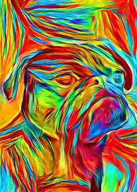 Pug Colorful