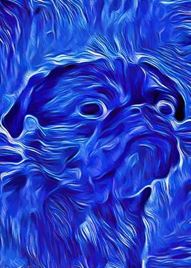 Pug Blue Impasto